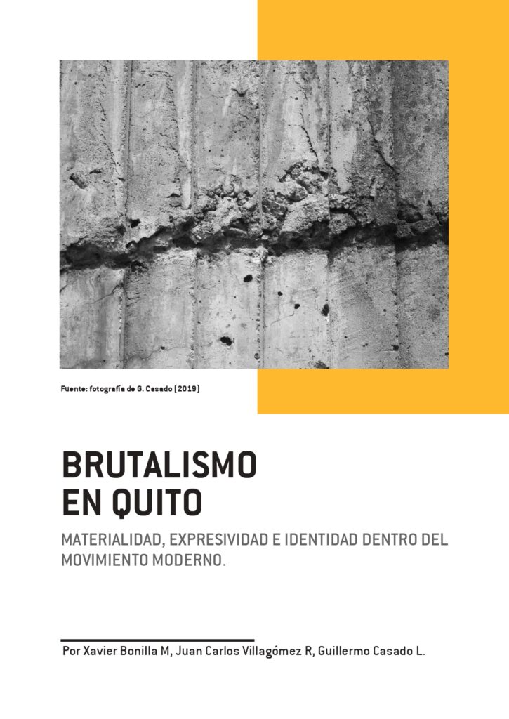 portada brutalismo en quito